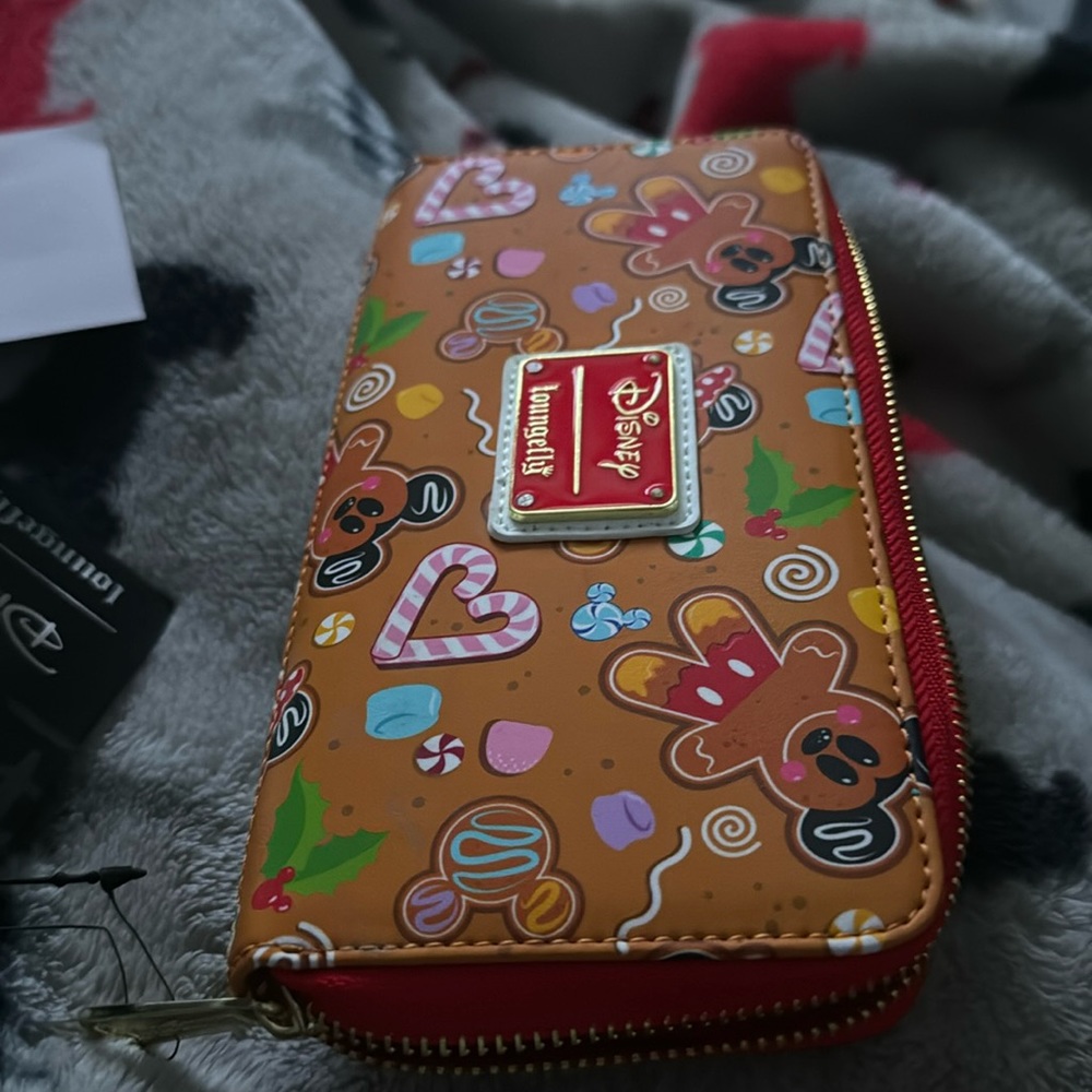 Mickey Gingerbread Wallet NWT